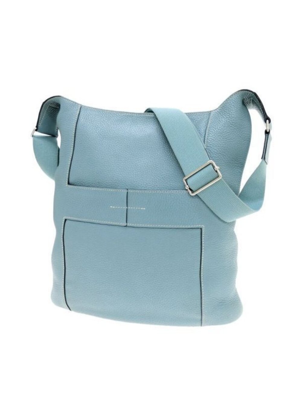 Hermes News GM Shoulder Bag Blue
